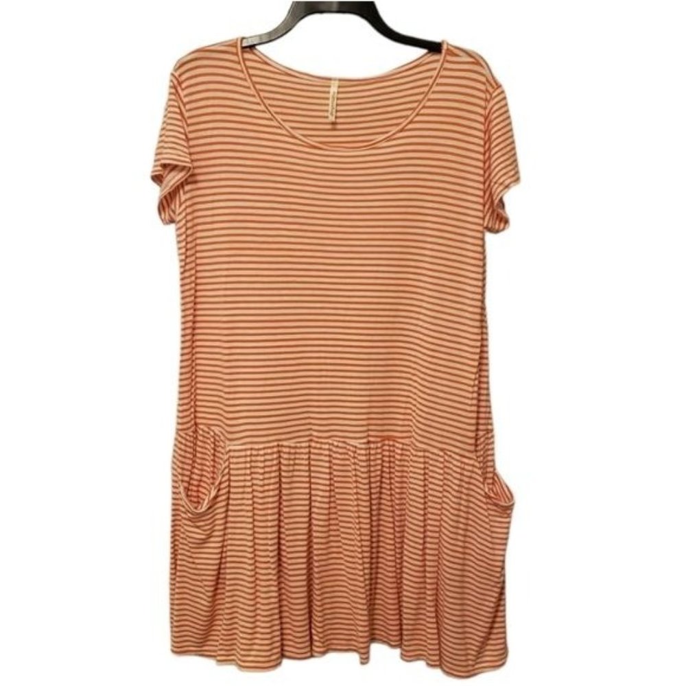Mittoshop Striped Pocket Swing Dress Size XL